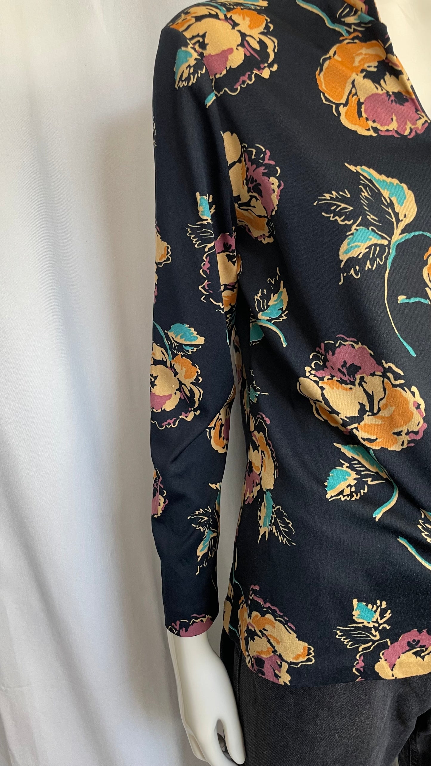 Top à fleurs, Vintage, taille M