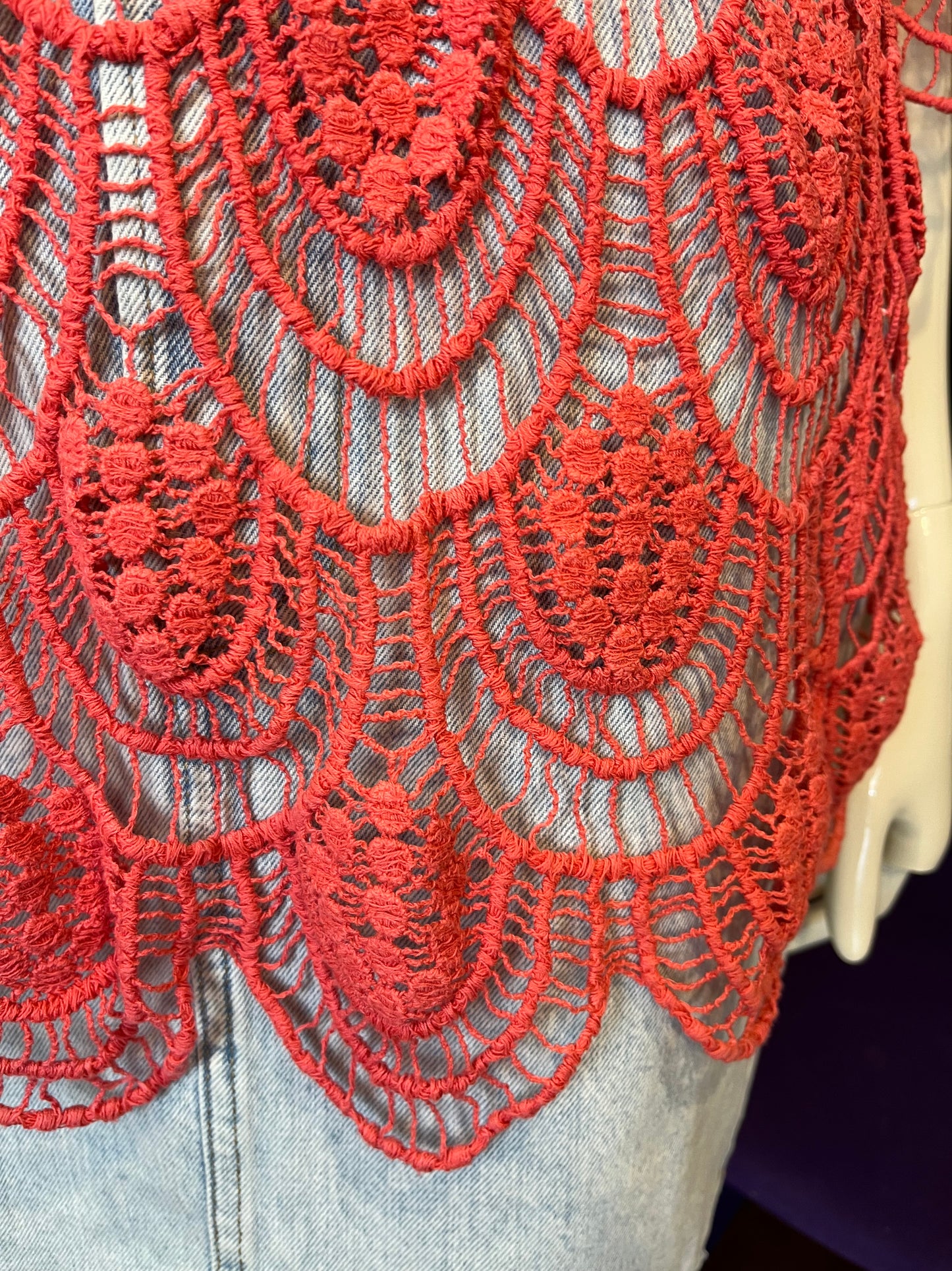 Top en crochet - Vintage - Taille Unique