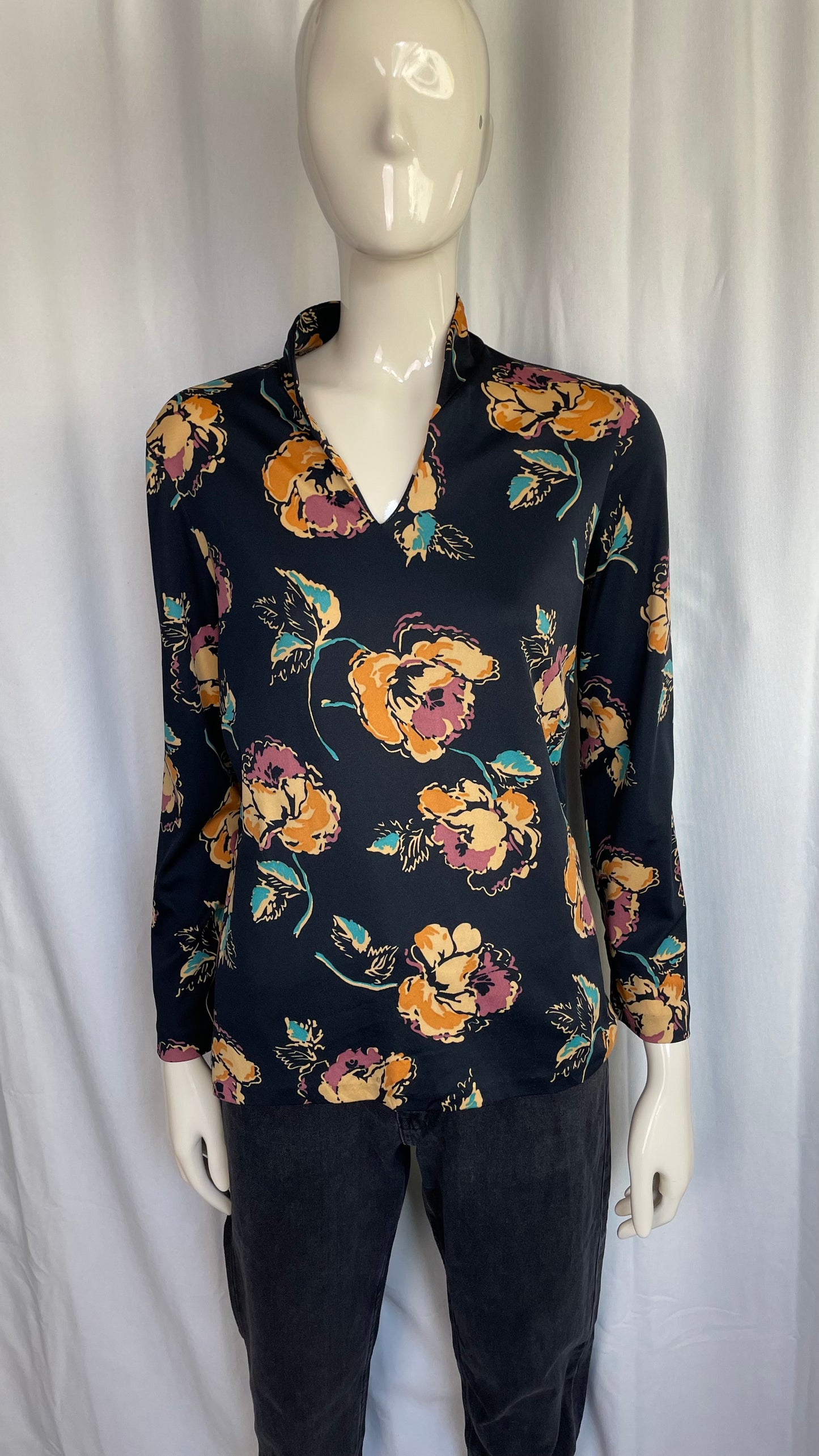 Top à fleurs, Vintage, taille M