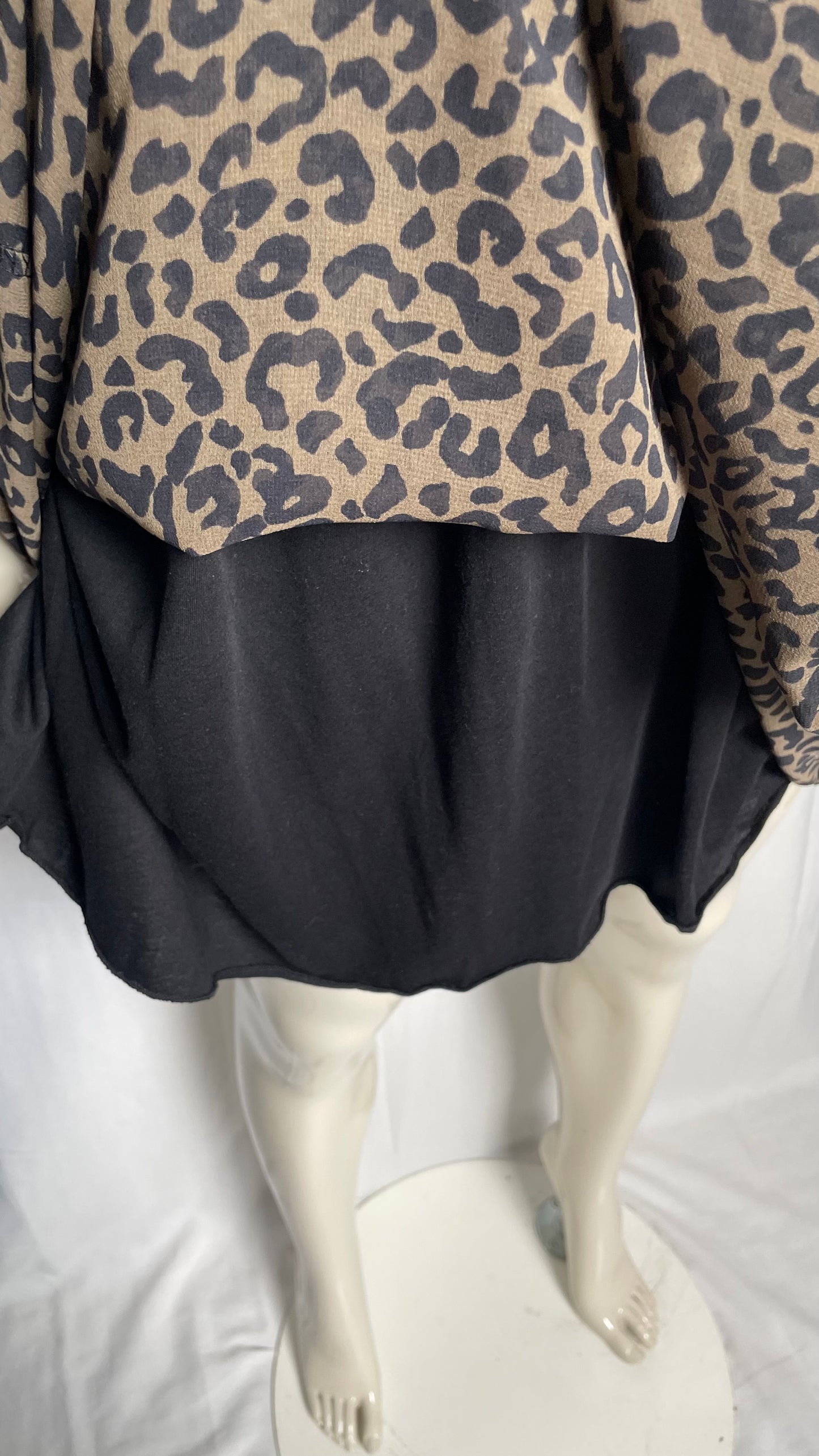Jupe léopard, La fée Maraboutée, taille 36
