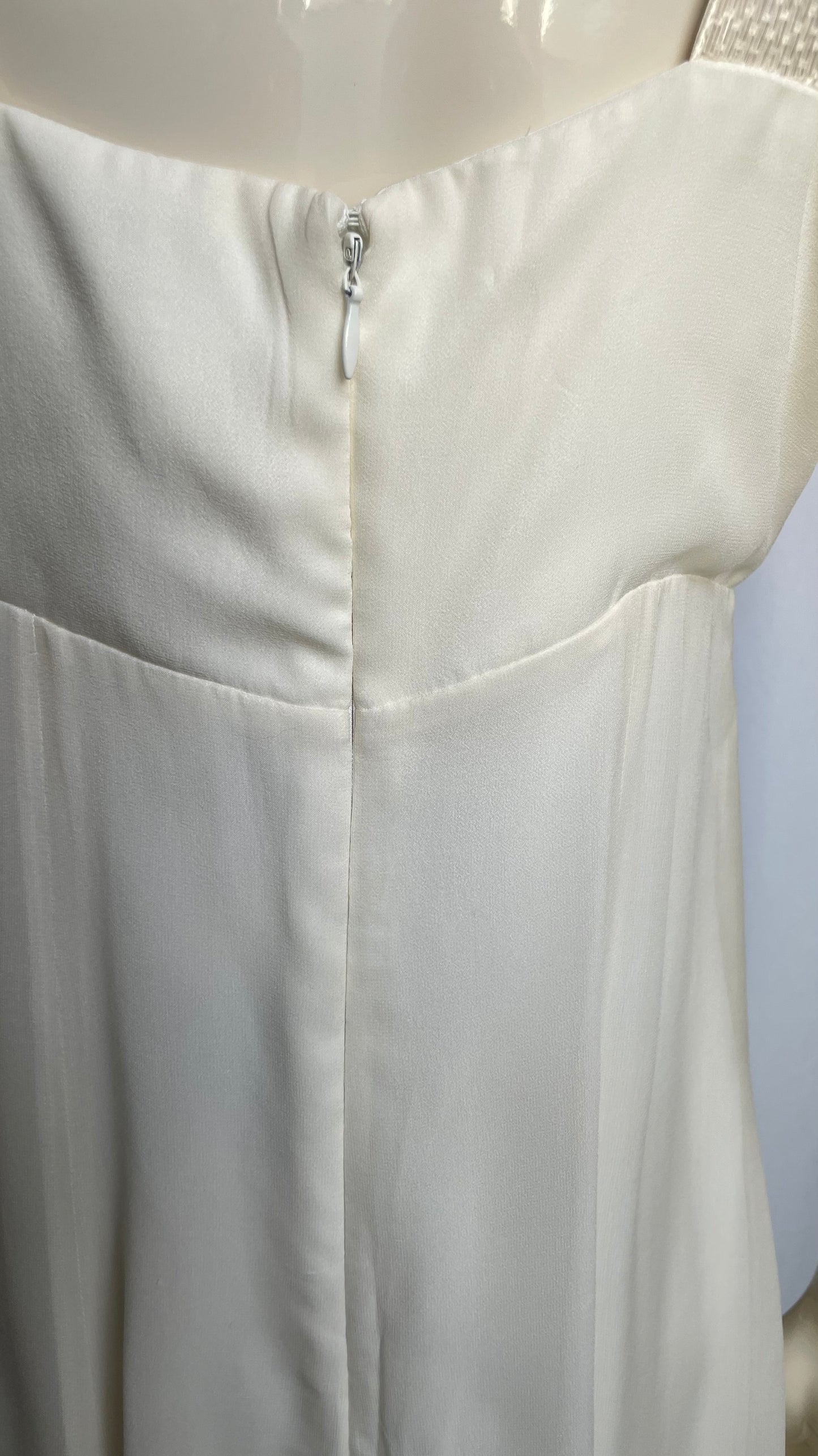 Robe en soie avec perles brodées 123 - M/38
