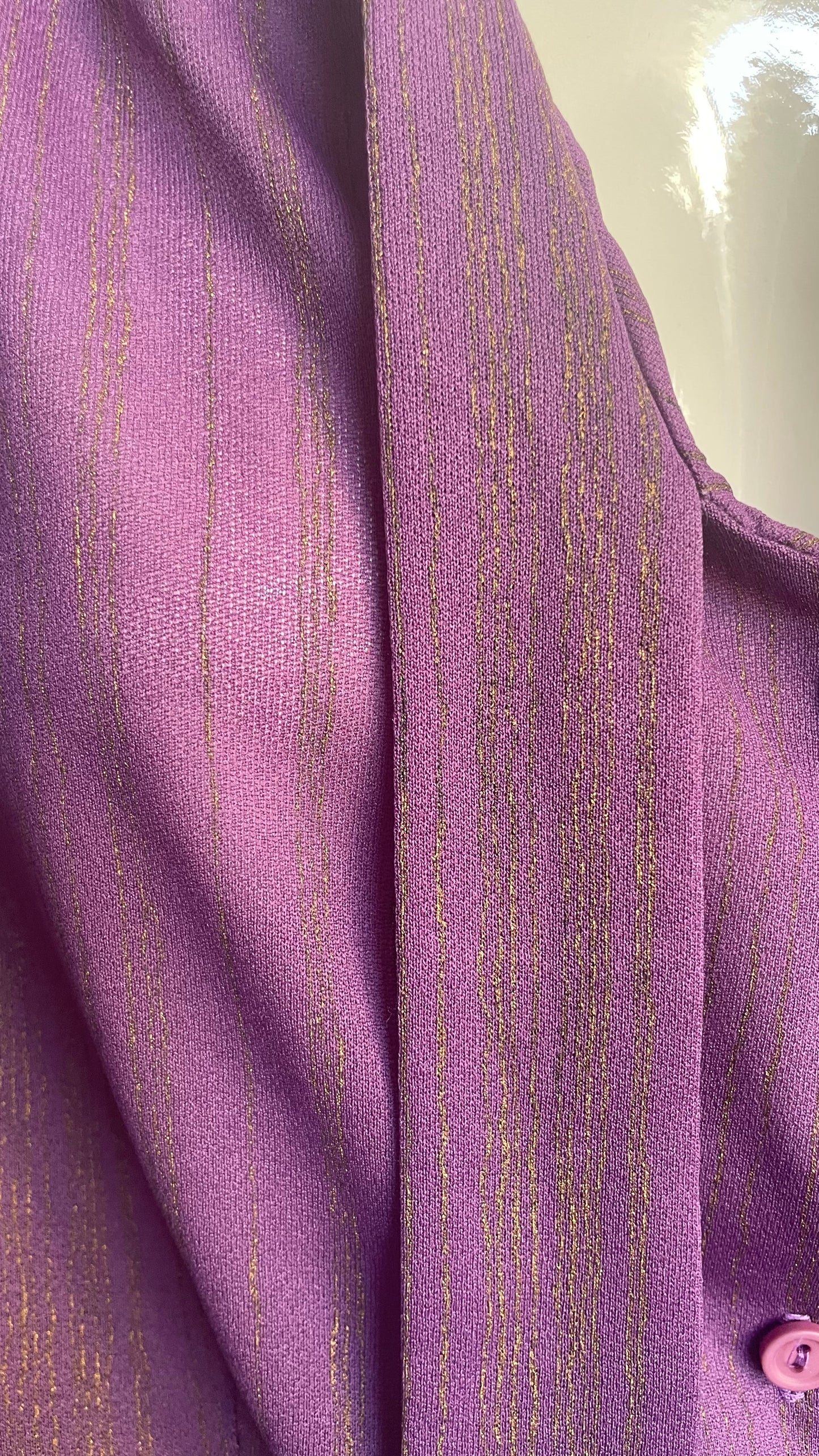 Chemise à col lavallière, Vintage, taille M