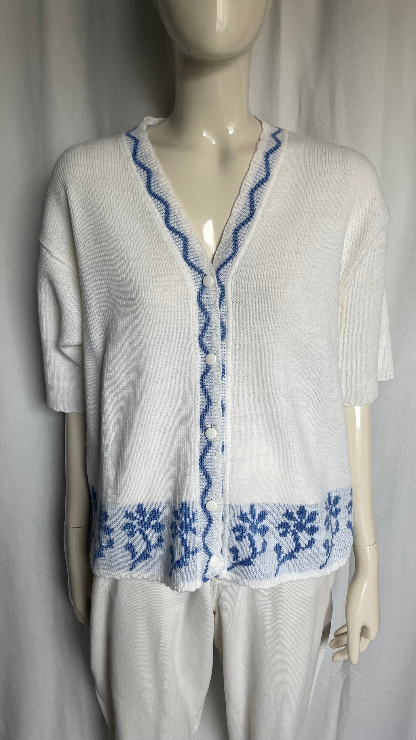 Gilet en maille, Vintage, taille . Made in France