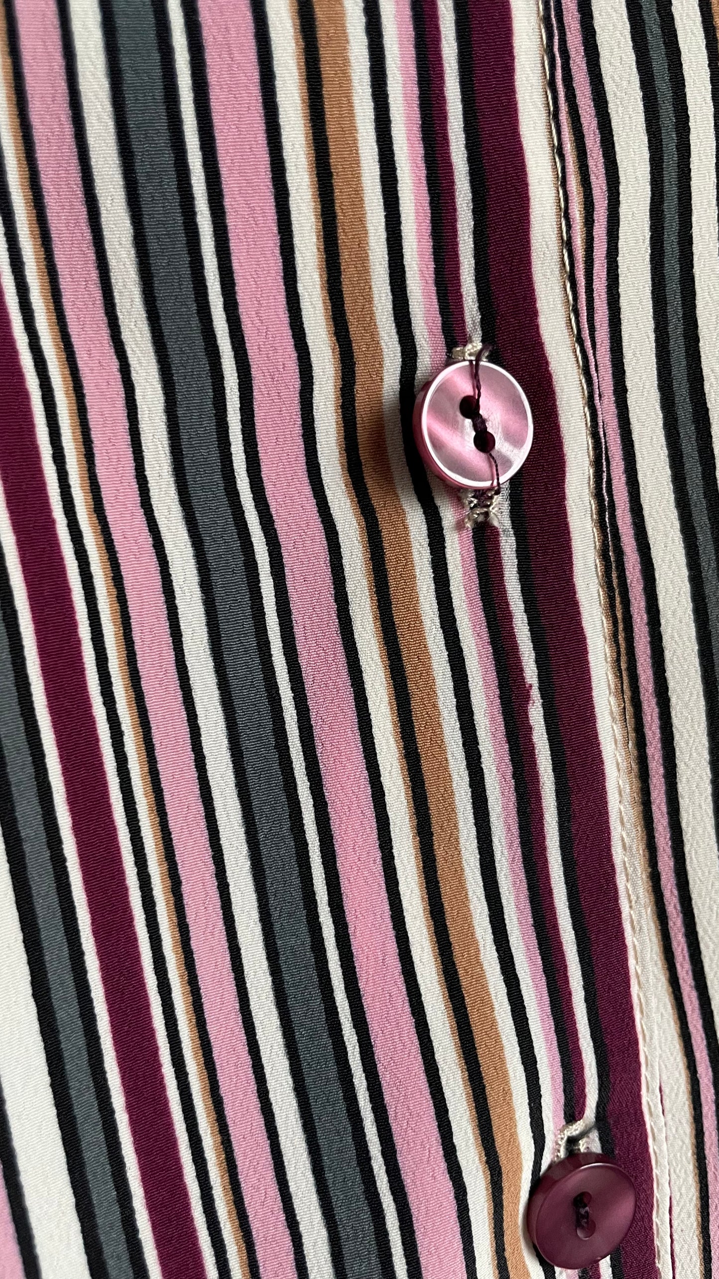 Chemise à rayures, Vintage, taille 42
