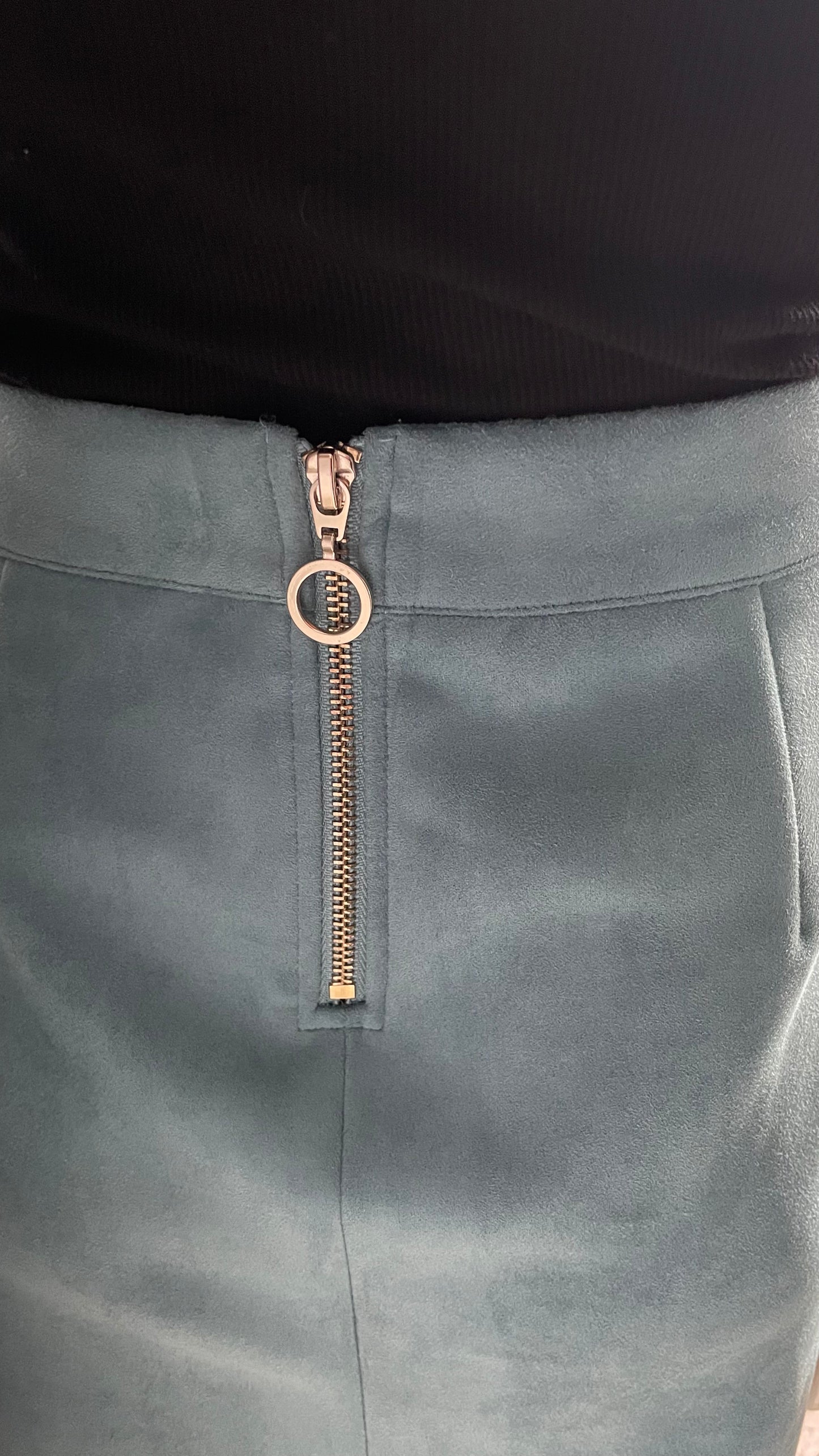 Mini-jupe en daim, Vero Moda, taille S