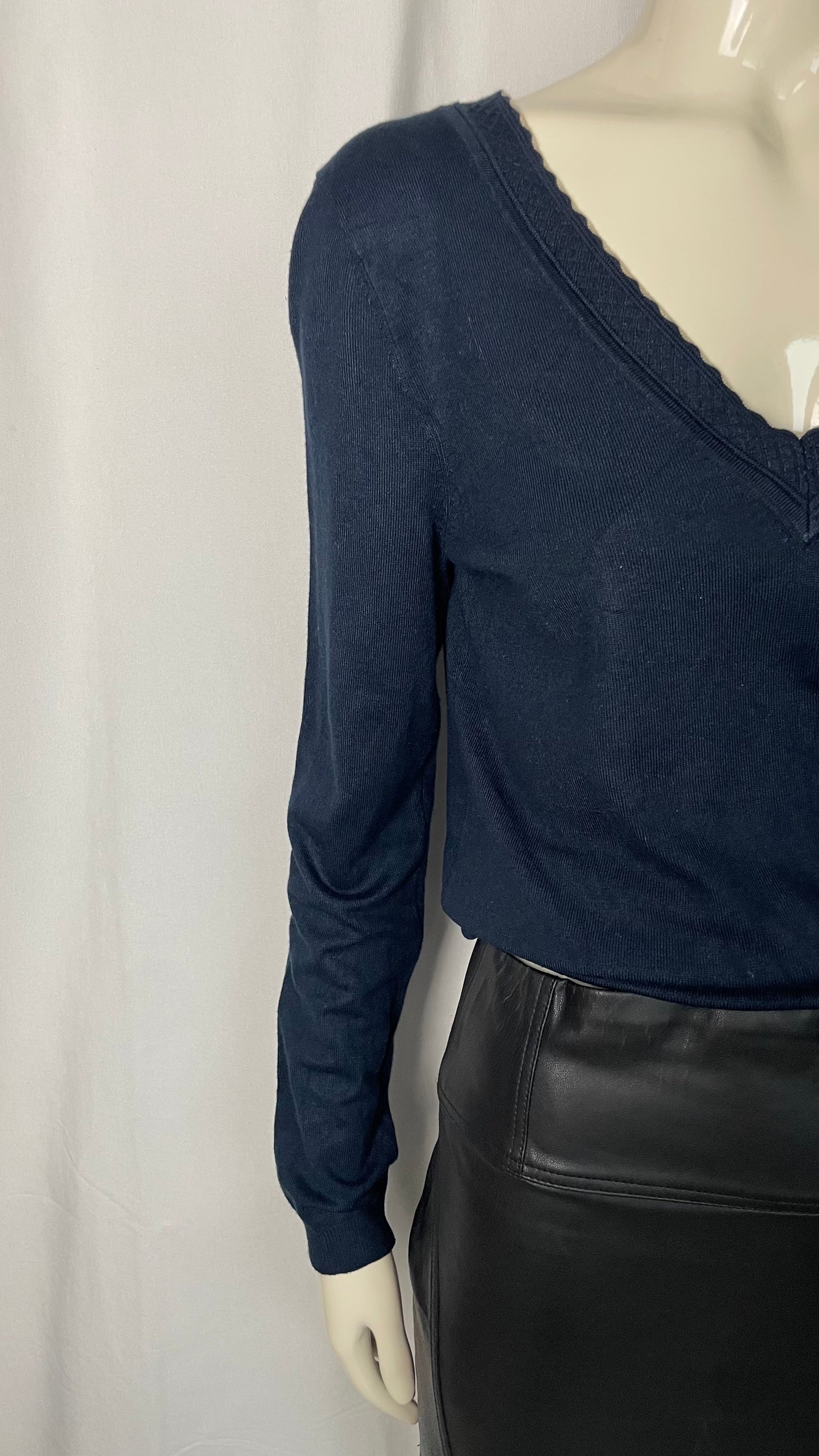 Pull col V, Naf Naf, taille S