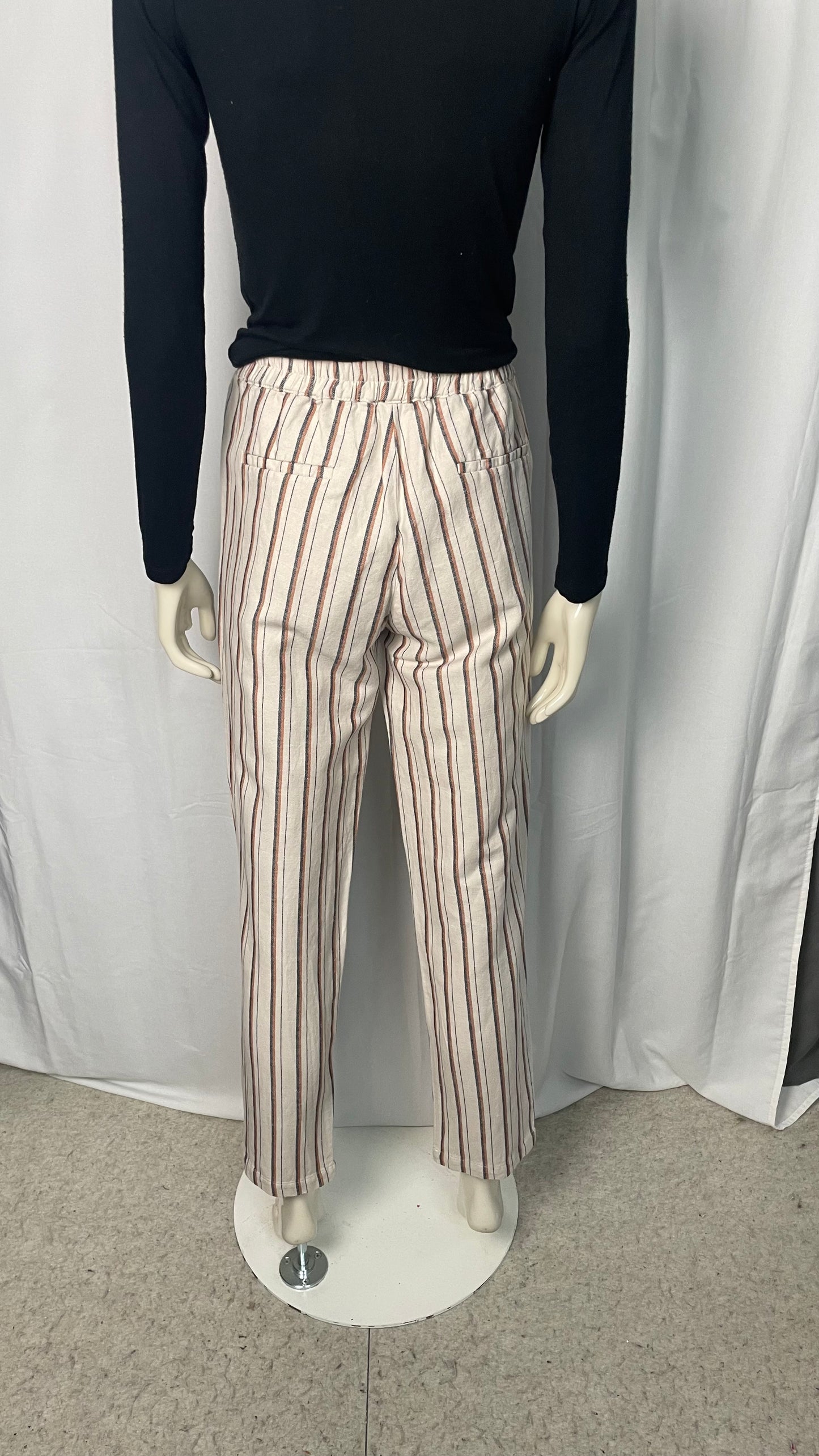 Pantalon chino à rayures, Pimkie, taille 38
