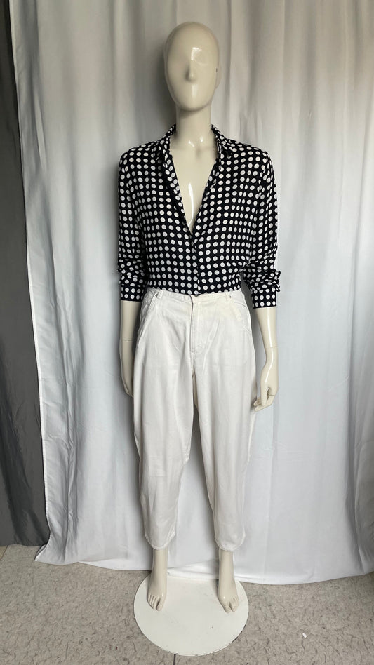 Chemise à pois, La Redoute, taille 38