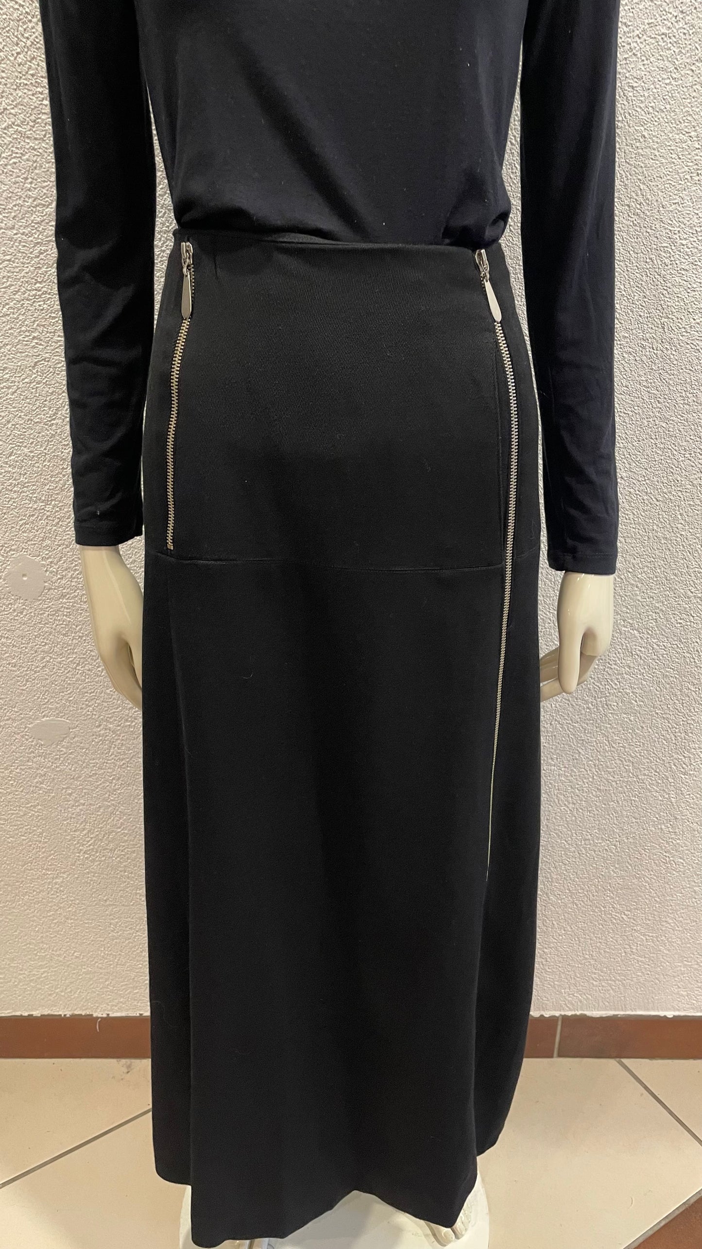 Jupe longue en laine - Claude Montana 90’s - L/40