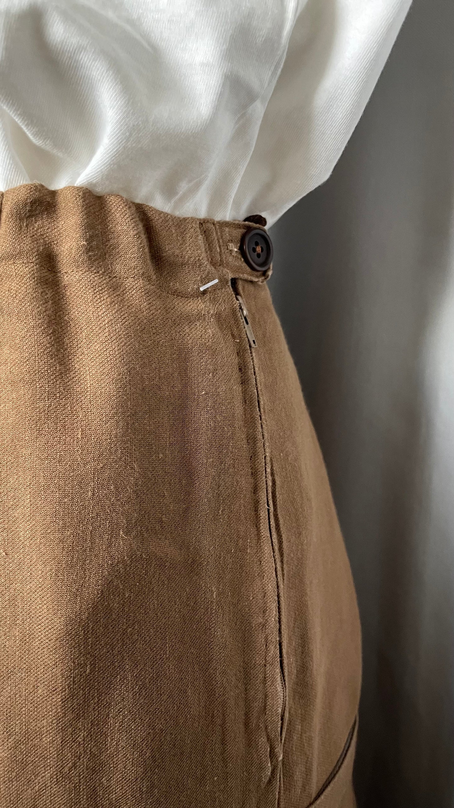 Jupe midi, Vintage, taille 38