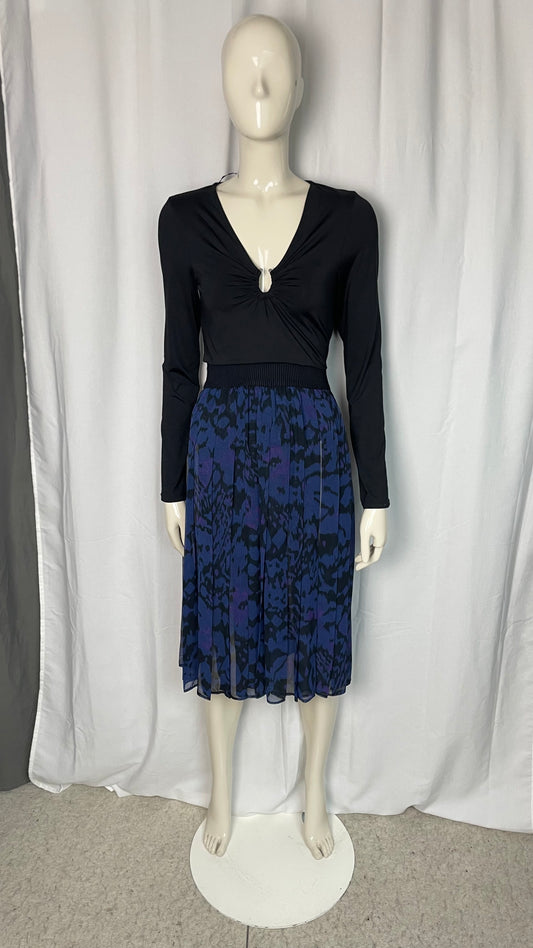 Jupe plissée imprimée, Vintage, taille 36