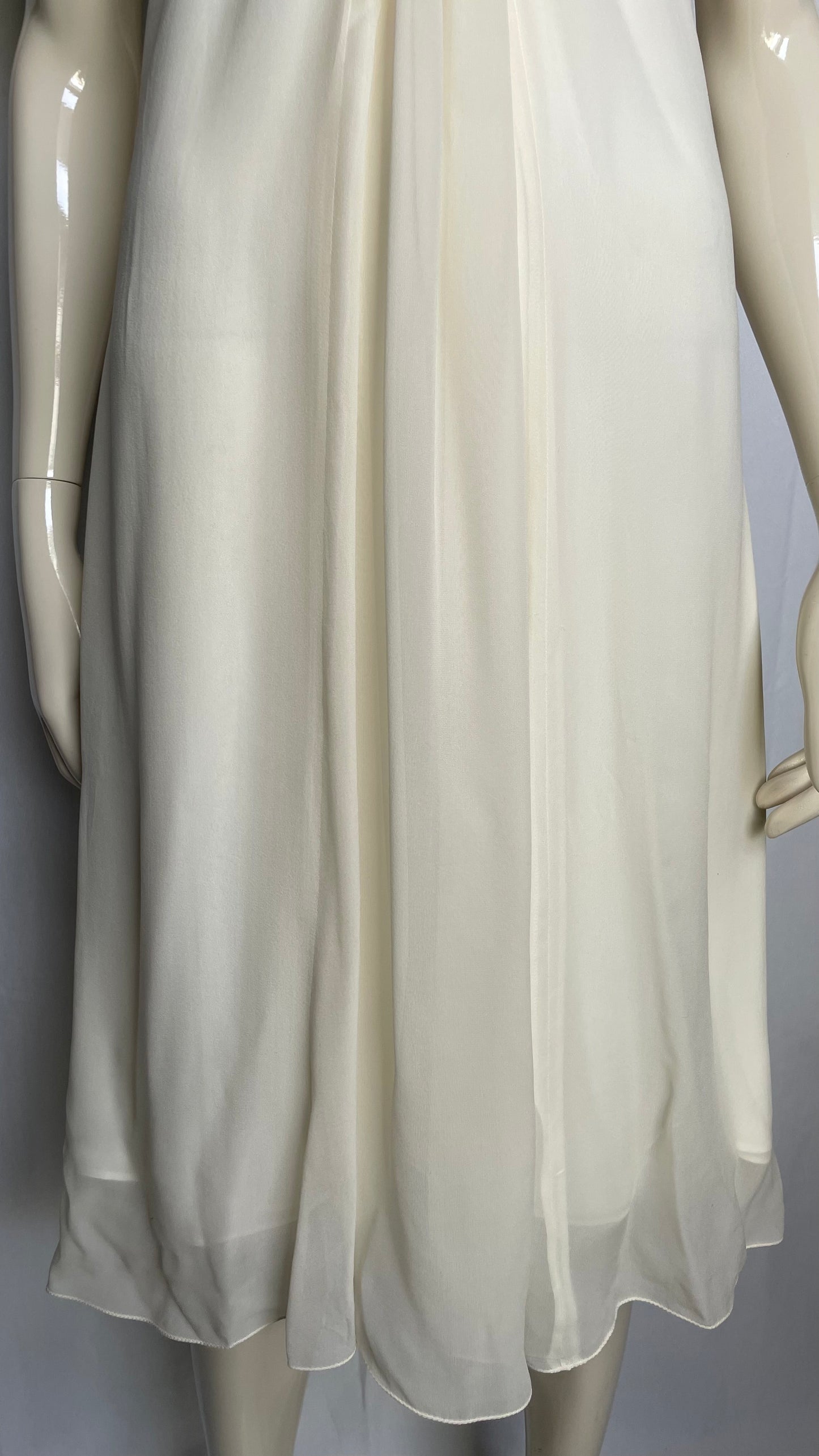 Robe en soie avec perles brodées 123 - M/38