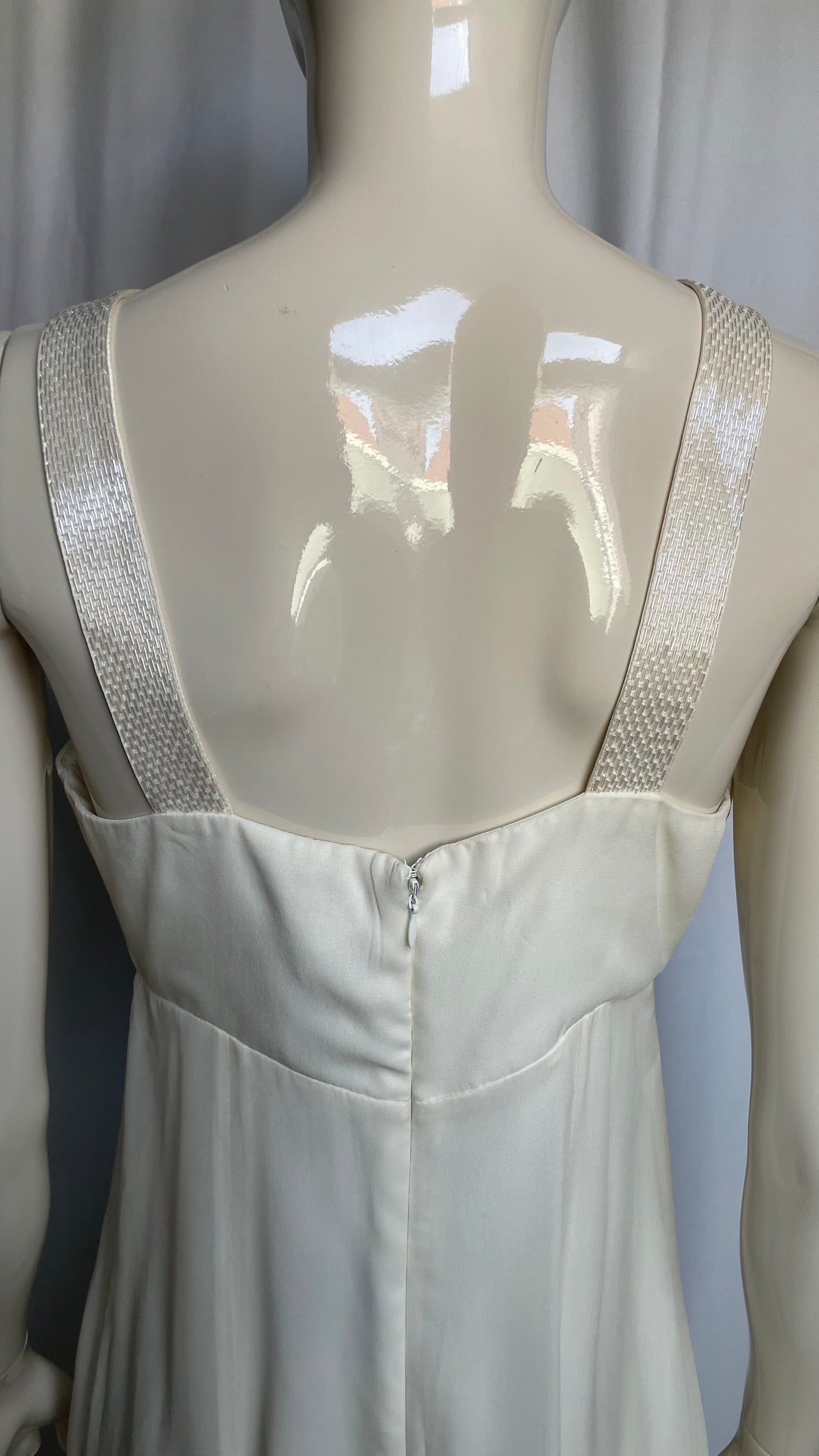 Robe en soie avec perles brodées 123 - M/38