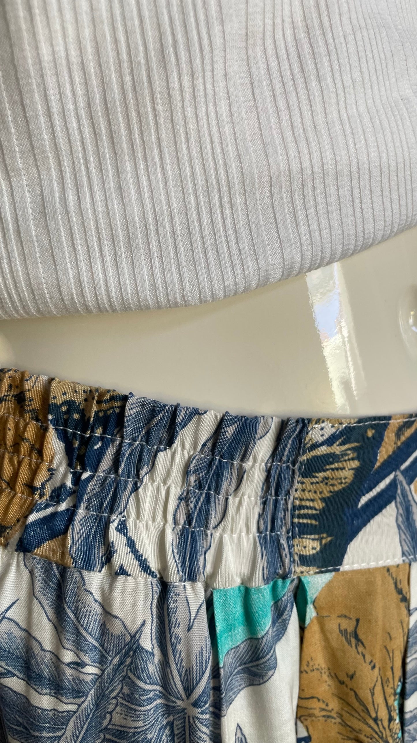 Jupe midi imprimée Vintage - 38/M