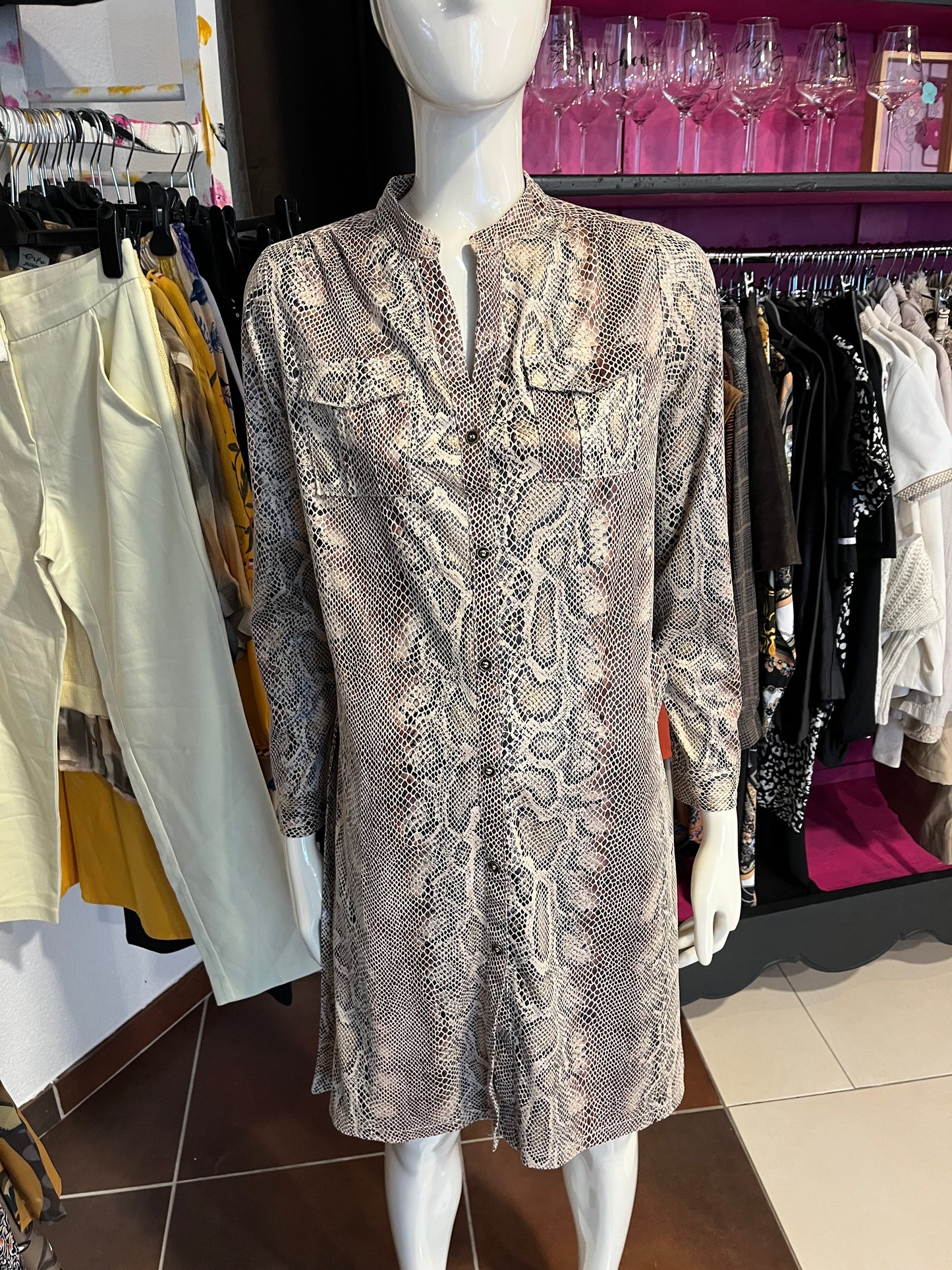 Robe imprimer piton - Ciminy - S/36