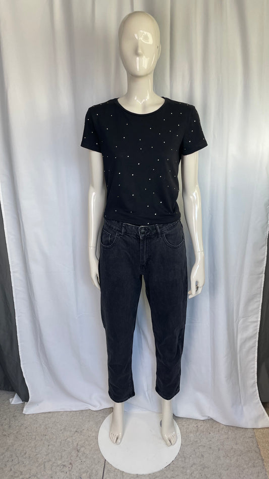 Tee-shirts à strass, Springfield, taille S
