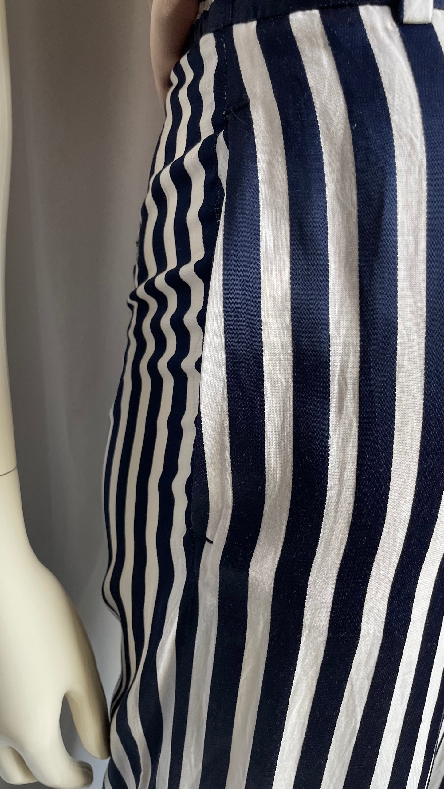 Pantalon palazo à rayures Zara - XS/34