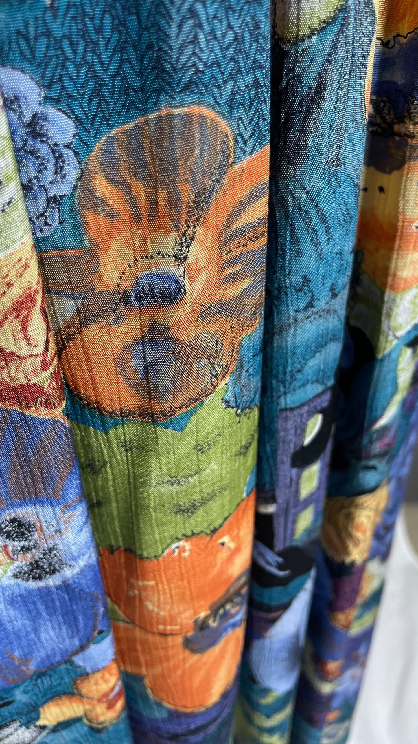Jupe midi imprimée, Vintage, taille 40