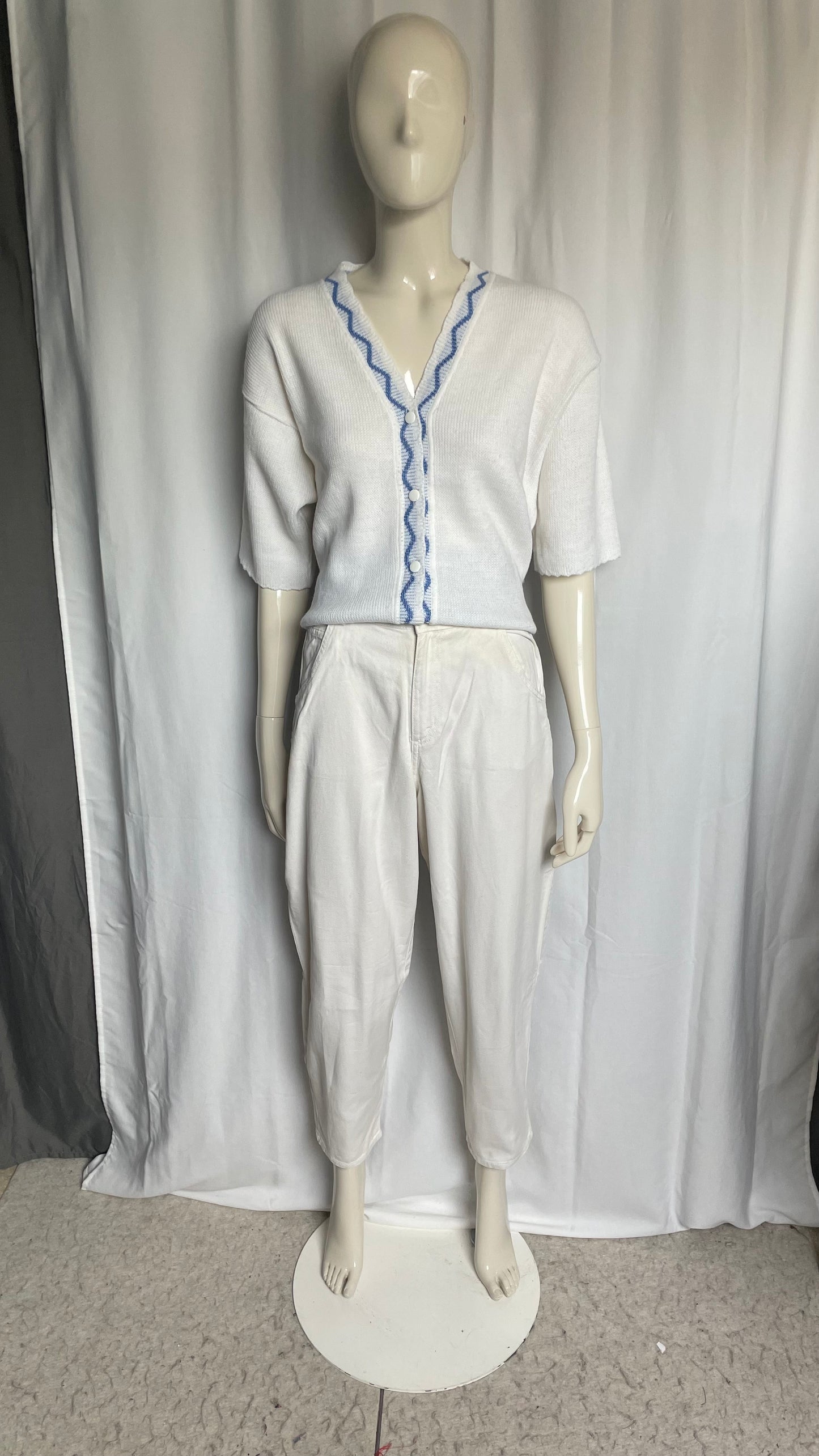 Gilet en maille, Vintage, taille . Made in France