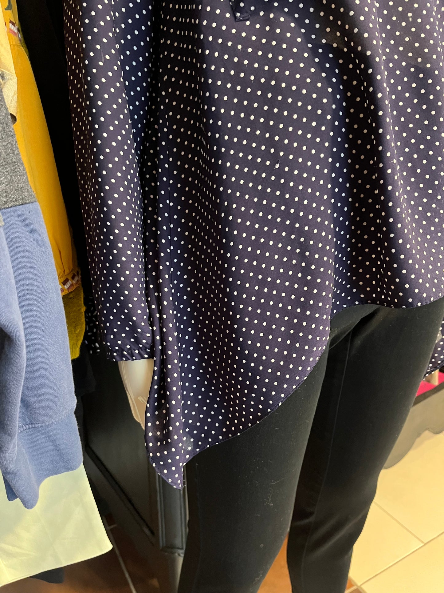 Blouse asymétrique - Jolt Gallano - L/XL. Fabriquée en France