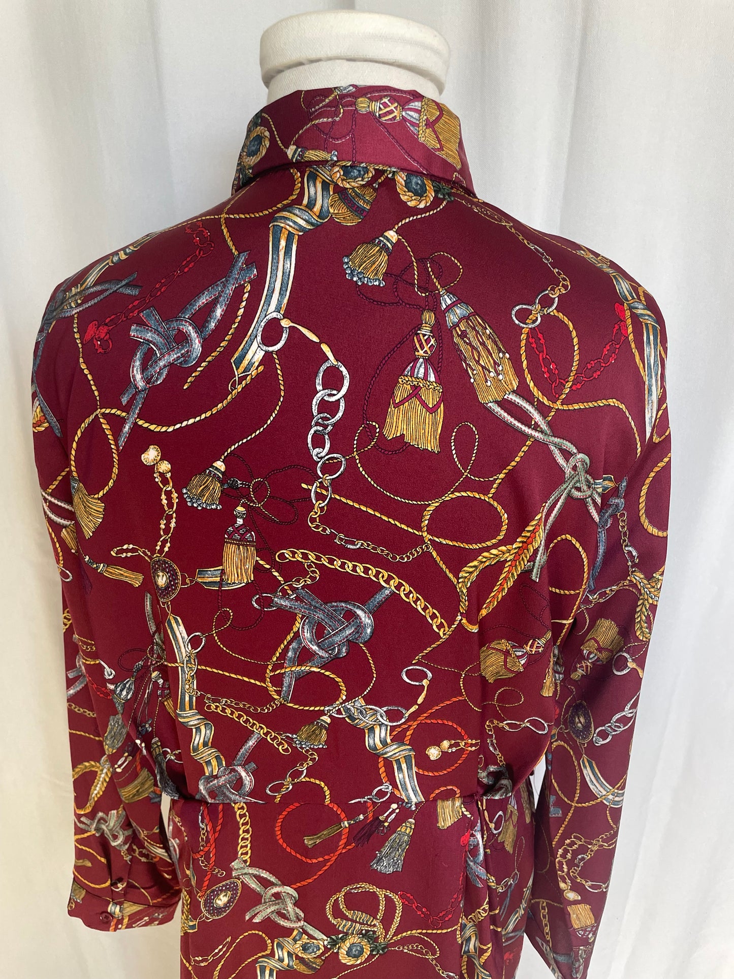 Robe chemise en soie, SENES, taille S/M