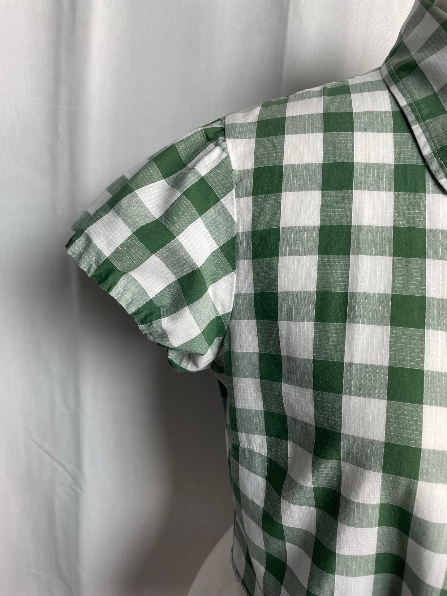 Chemise à carreaux, à nouer, taille S