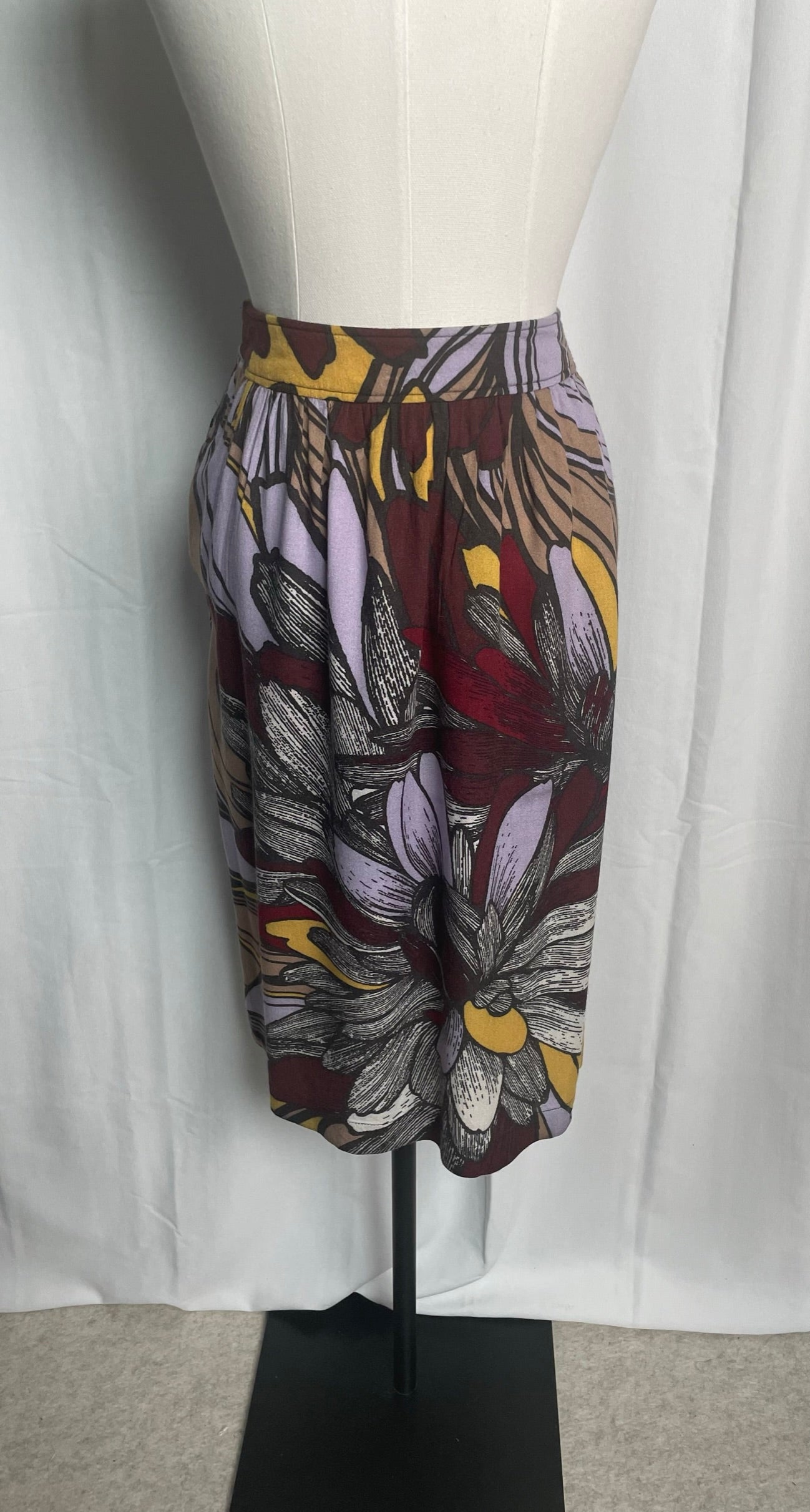 Jupe à imprimé fleurie, Vintage taille XS