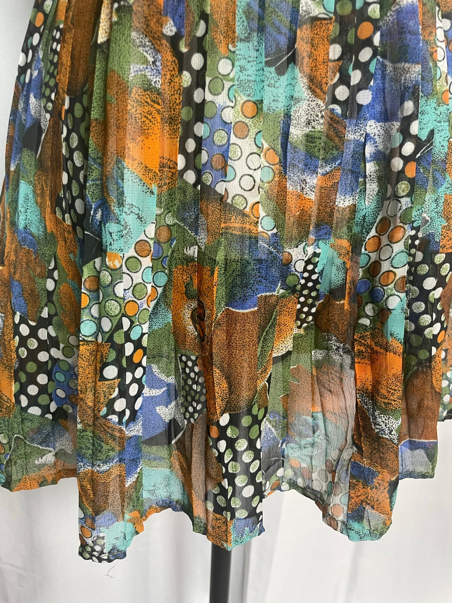 Mini-jupe plissé transparente, taille 32/34
