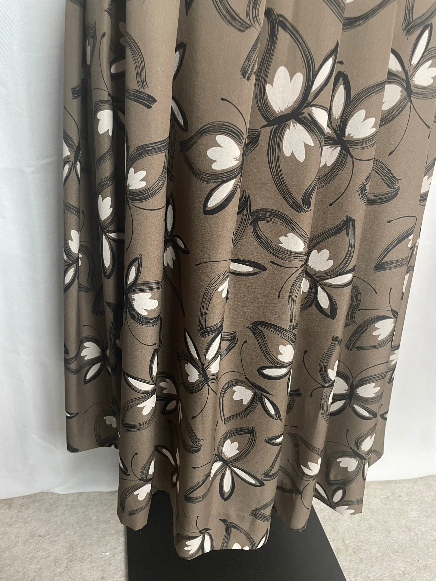 Jupe plissée à imprimé papillons, Vintage, taille 36