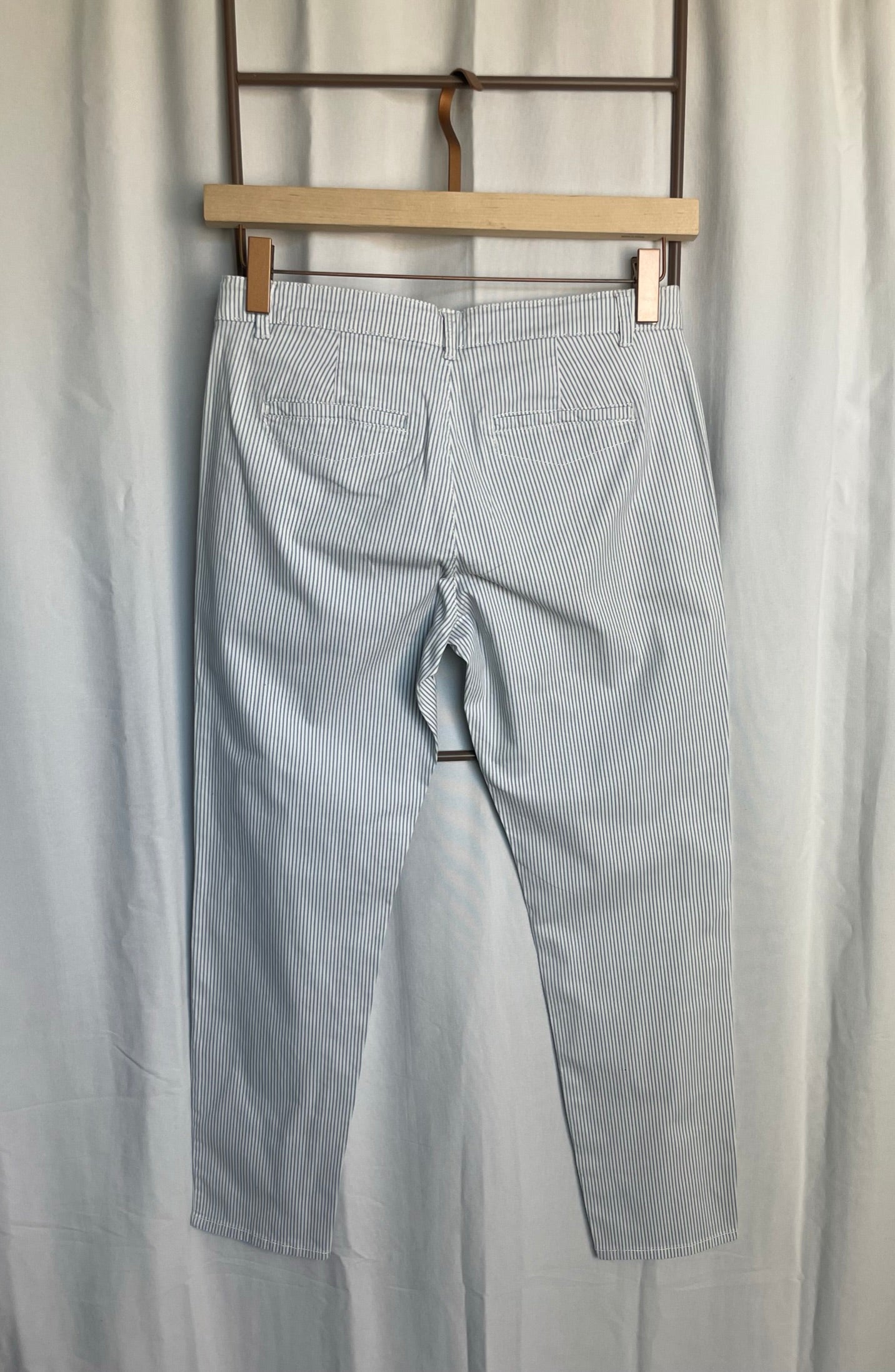 Pantalon chino rayé, Camaïeu, taille 40