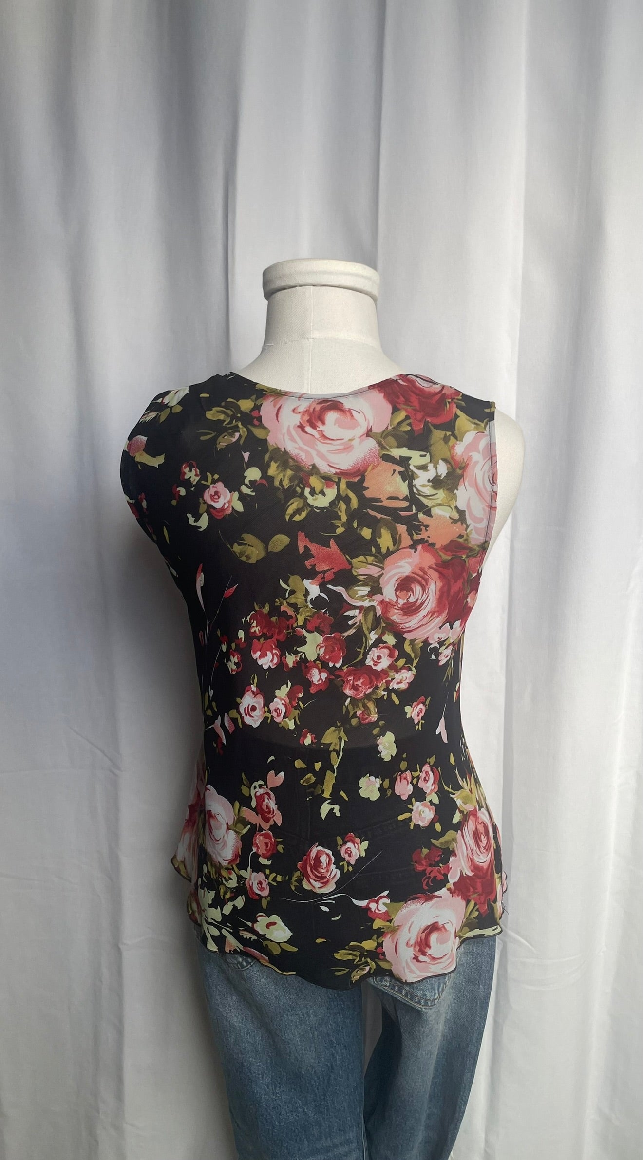 Débardeur à fleurs, Vintage, taille S