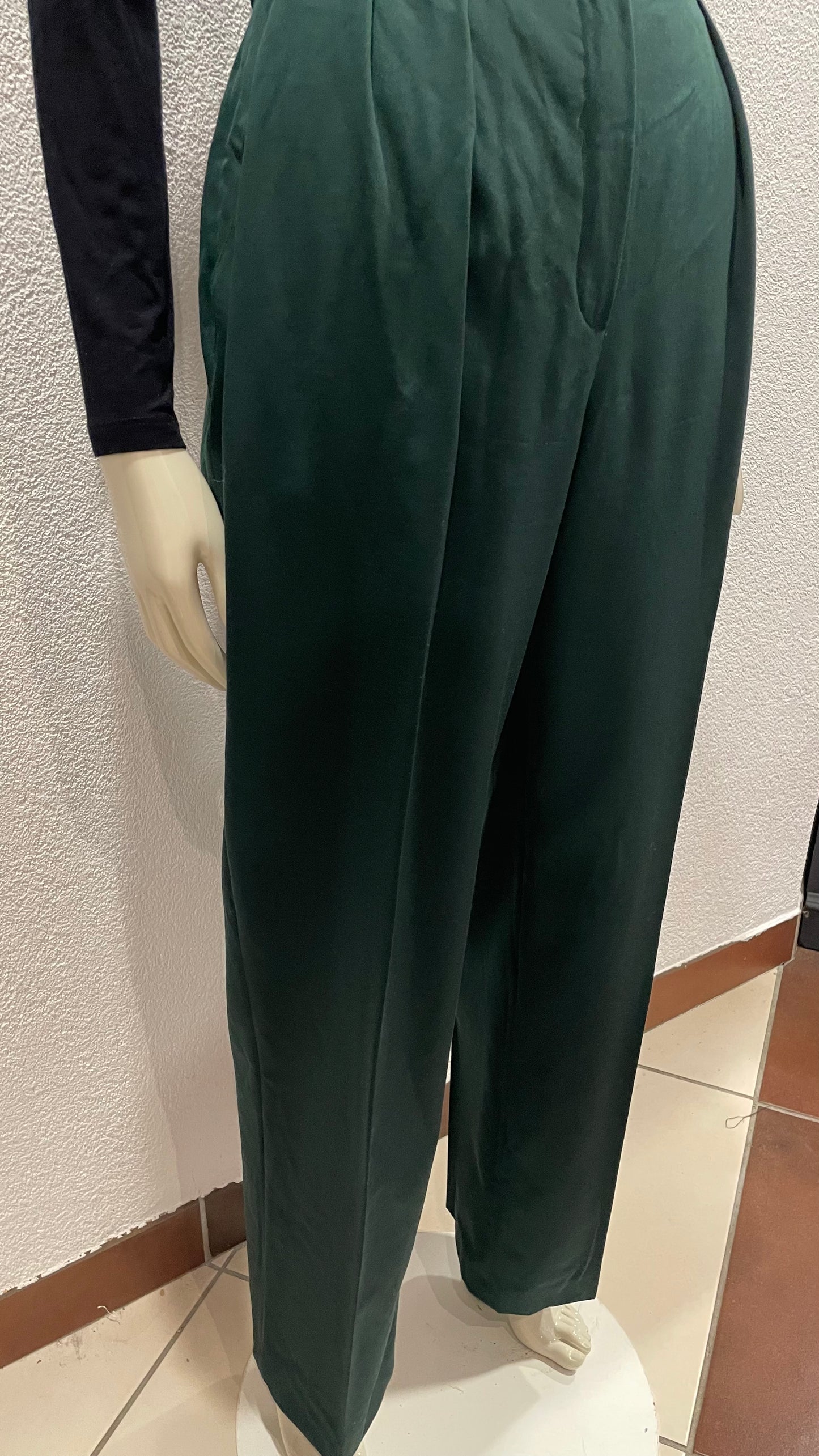 Pantalon en laine vierge - Escada Vintage - 40/L