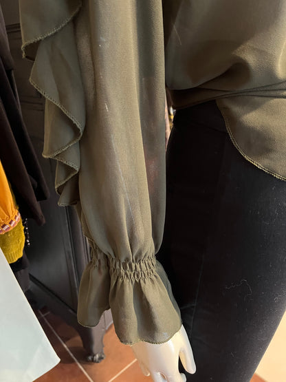 Blouse à volant - Boutique indépendante - L/40