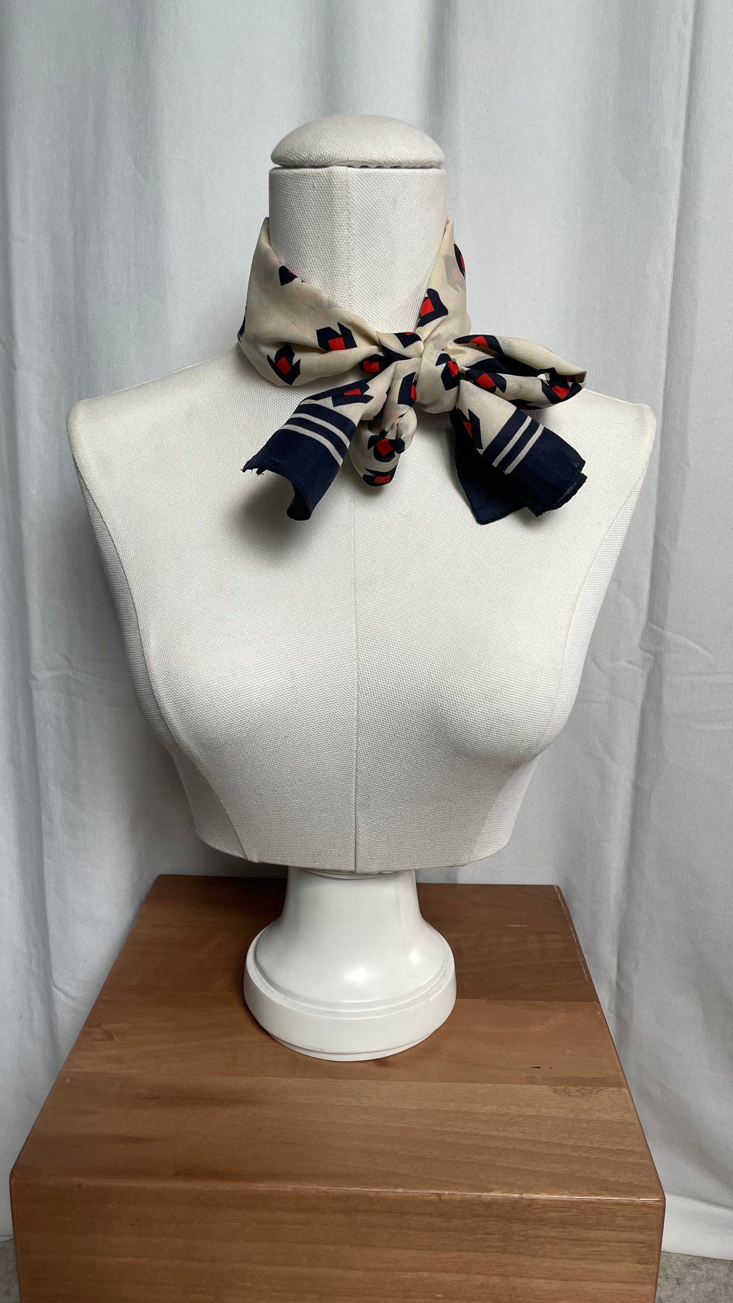 Foulard rectangulaire, Yves Rocher Vintage