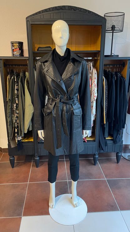 Trench en Cuir - Vintage - L/40
