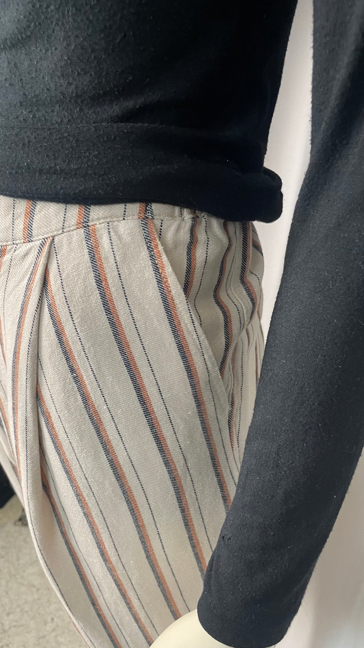 Pantalon chino à rayures, Pimkie, taille 38