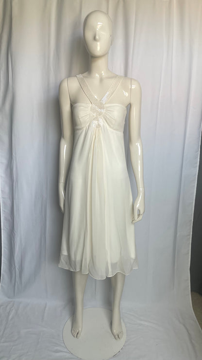 Robe en soie avec perles brodées 123 - M/38