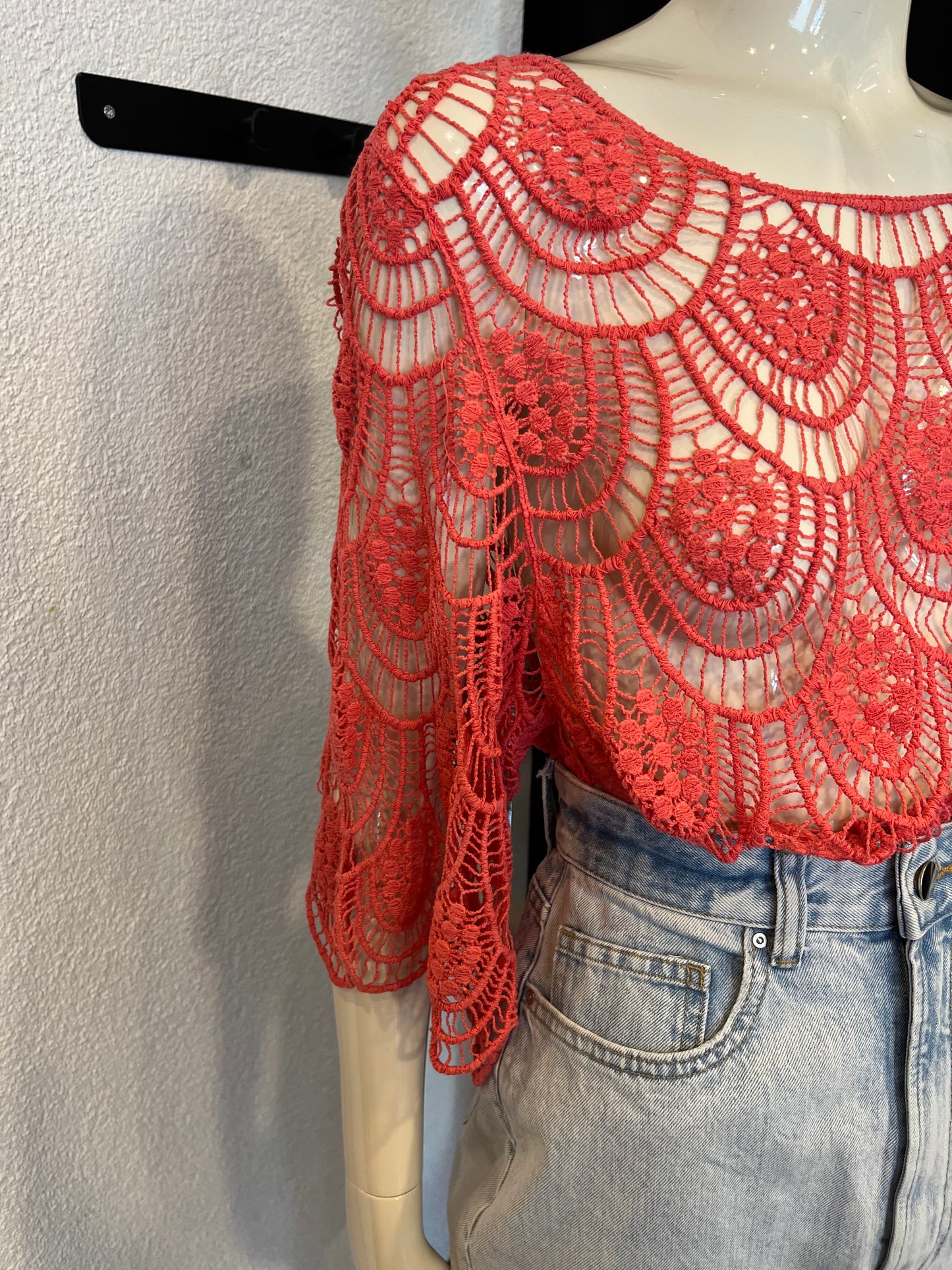 Top en crochet - Vintage - Taille Unique