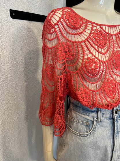 Top en crochet - Vintage - Taille Unique