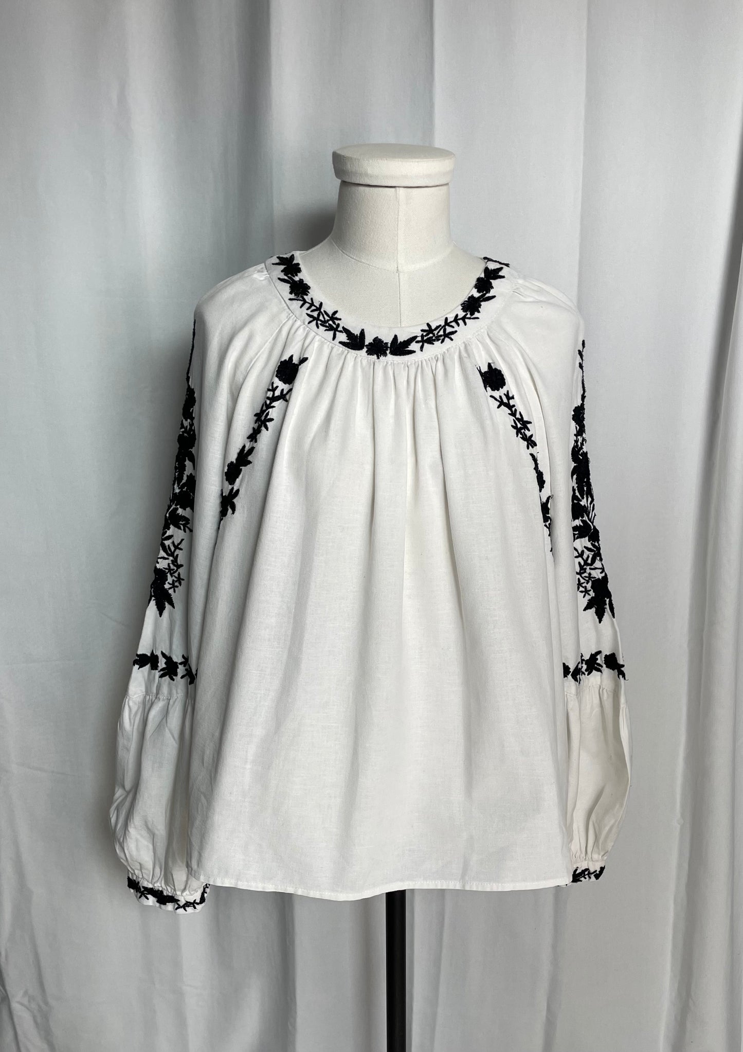 Blouse brodé, Zara, taille M