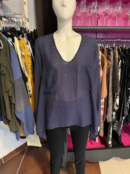 Blouse asymétrique - Jolt Gallano - L/XL. Fabriquée en France