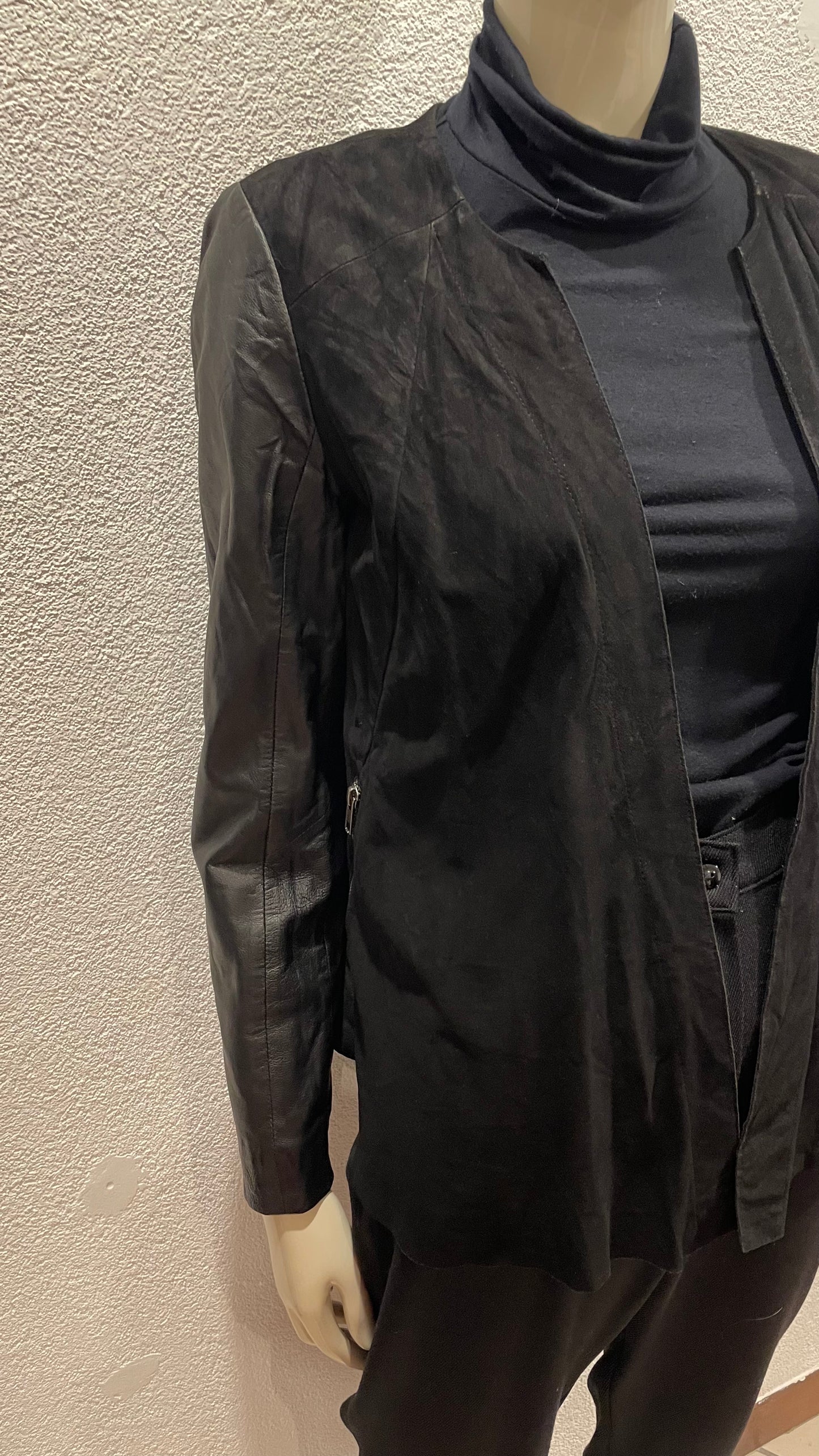 Veste en cuir - NafNaf - 36/S