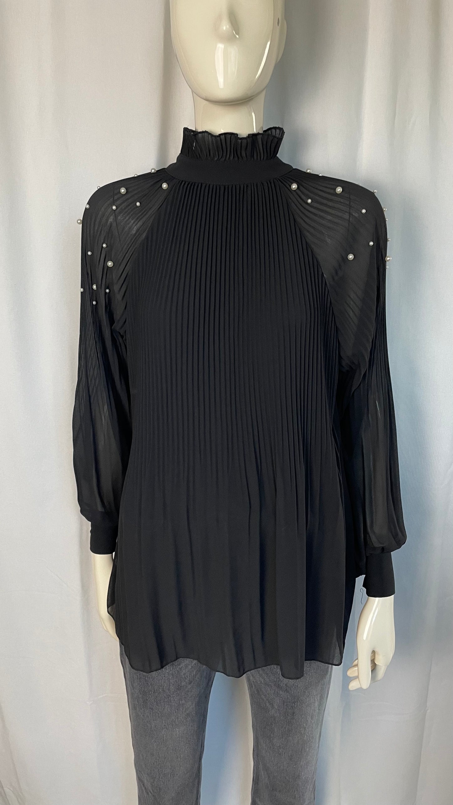 Blouse plissée, Boutique Parisienne, taille 38/40