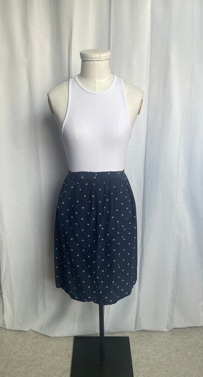 Mini-jupe à pois, Vintage, taille XXS