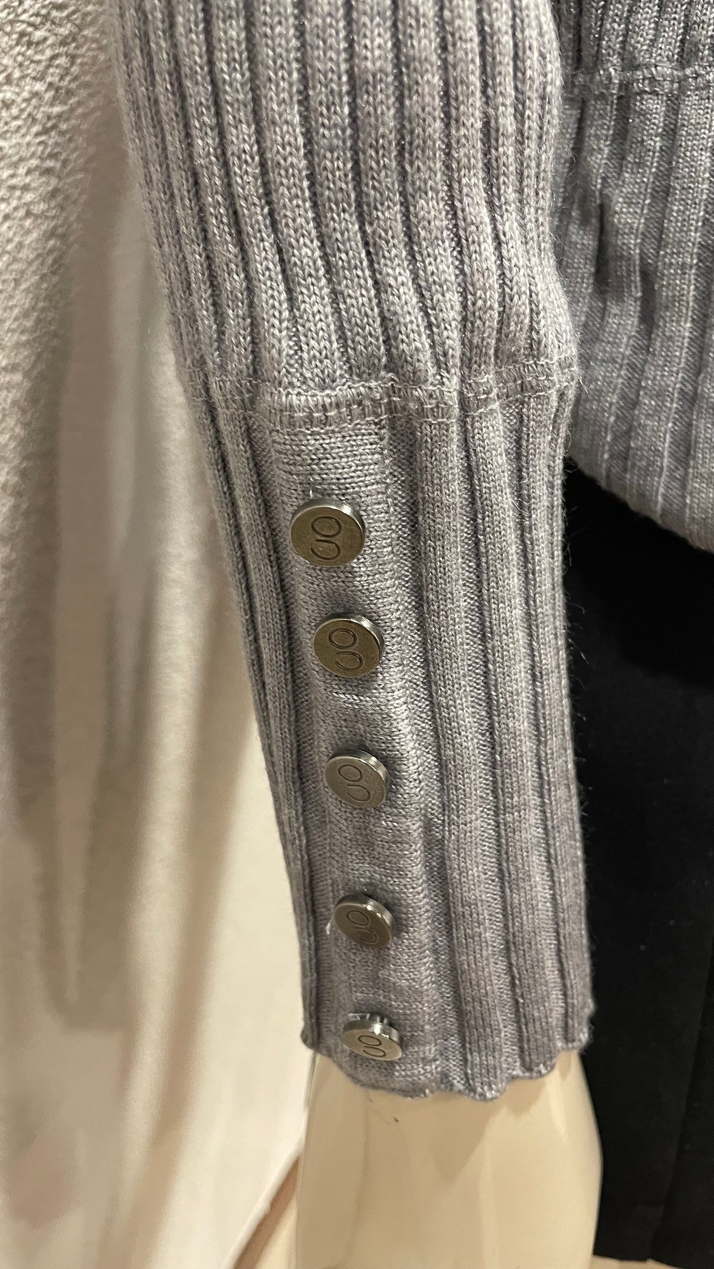 Gilet en maille côtelé - Vintage - S/36