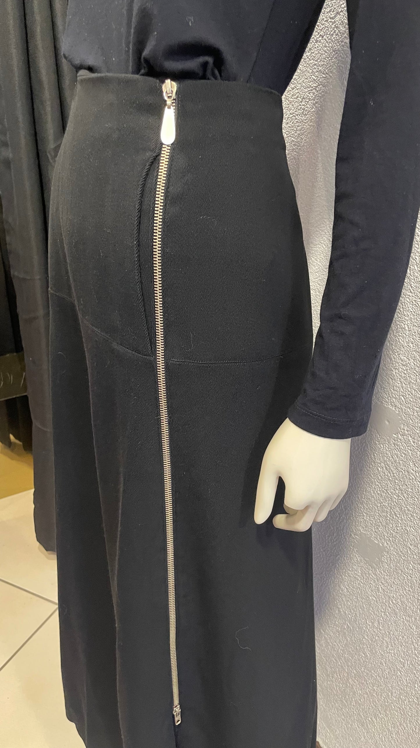 Jupe longue en laine - Claude Montana 90’s - L/40