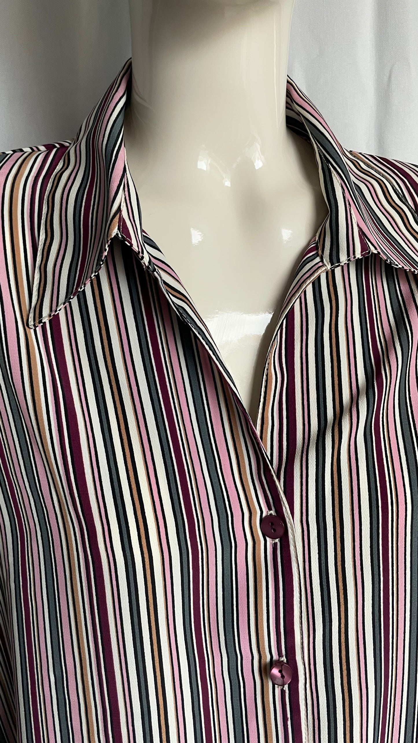 Chemise à rayures, Vintage, taille 42