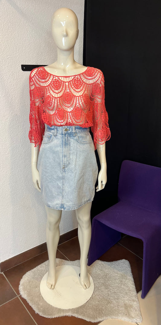 Top en crochet - Vintage - Taille Unique