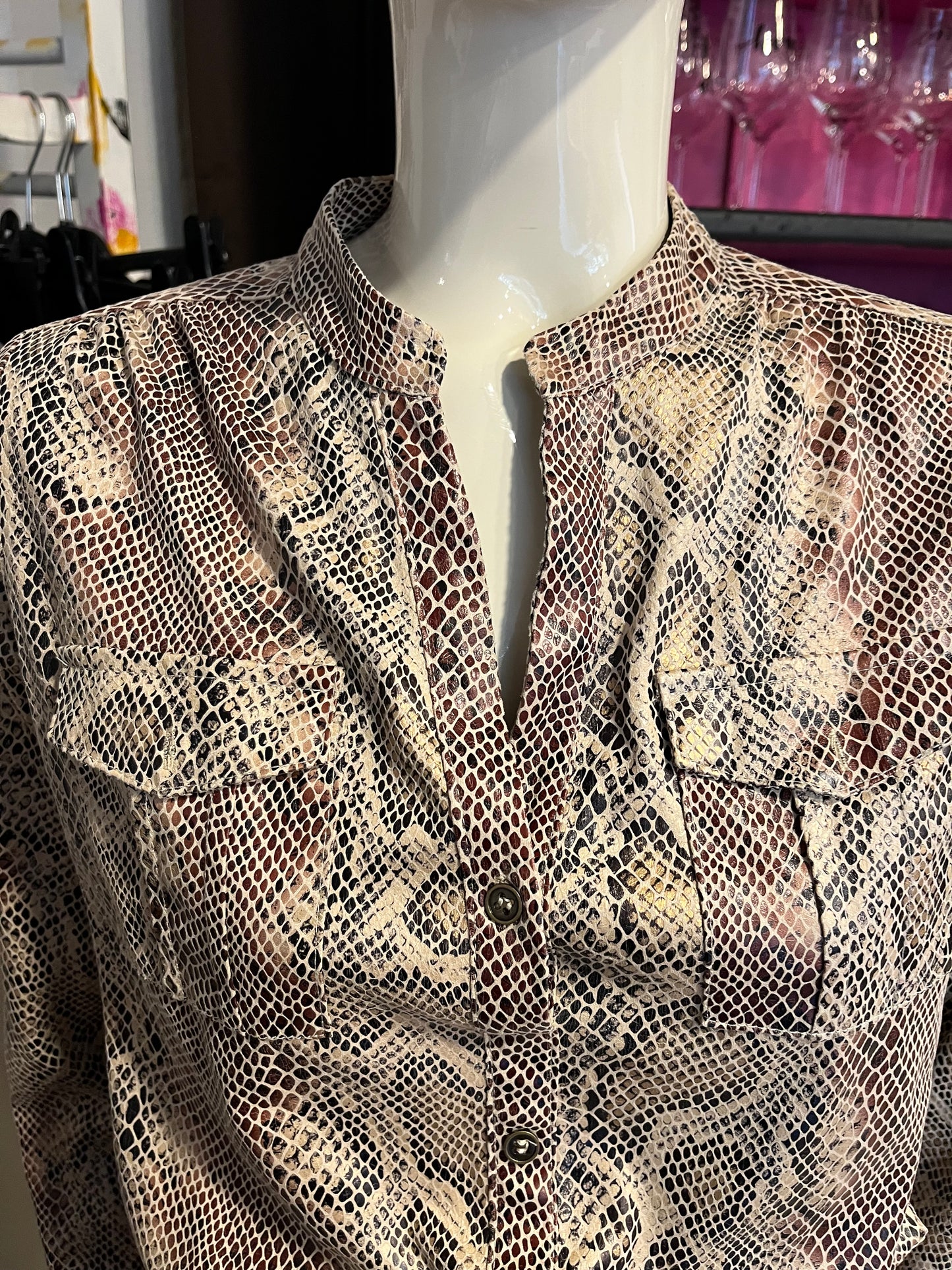 Robe imprimer piton - Ciminy - S/36