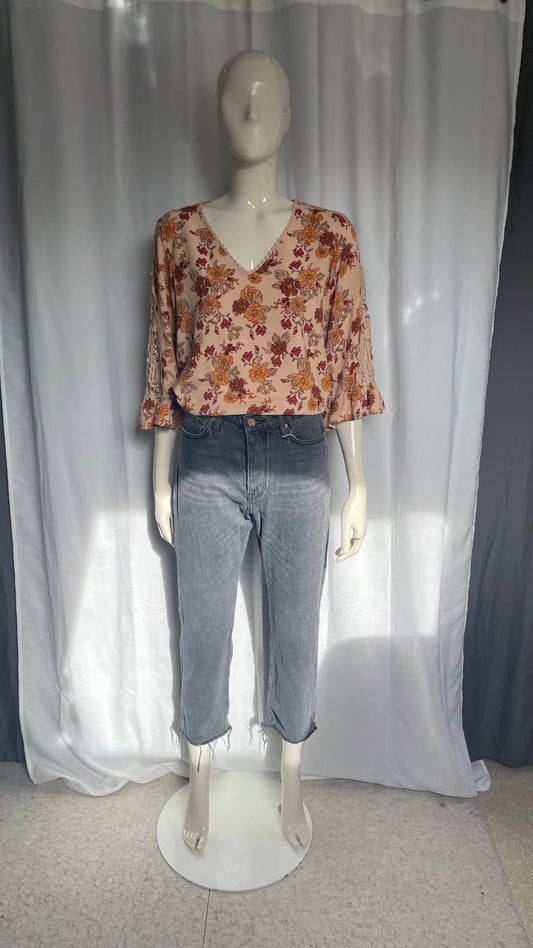 Blouse à fleurs, Rusttydustty, Taille M